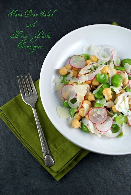 Beautiful Fava Bean Salad With Honey Garlic Vinaigrette Lisa