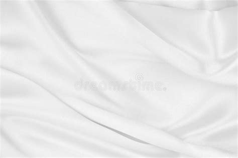 Smooth Elegant White Silk Or Satin Luxury Cloth Texture As Wedding Background Luxurious