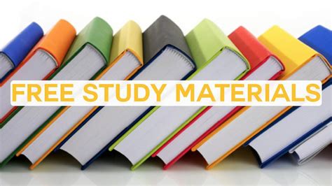 Free Study Materials Notes