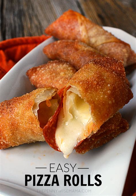 easy homemade pizza rolls the pennywisemama