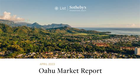 Oahu Real Estate Market Report For April 2023 Oahu Housing Market Stats
