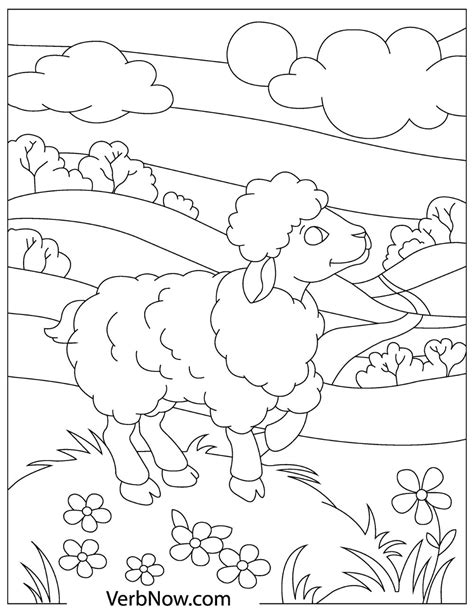 Free Sheep Coloring Pages For Download Printable Pdf Verbnow