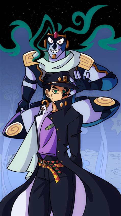 Some day.he would be able to tell you his feelings. Fanart Jotaro and Star Platinum : StardustCrusaders