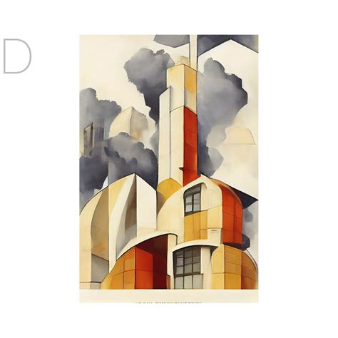 Precisionism A Modern Art Movement Buildings Direct Download Etsy