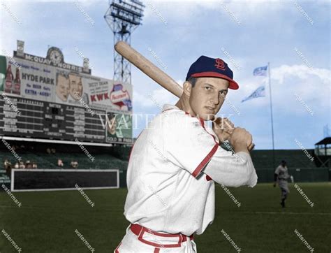 Cq809 Stan Musial Cardinals Ball Park Pose Colorized Photo Stan