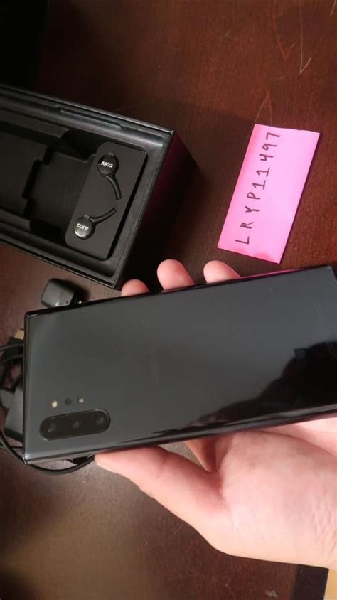 Samsung Galaxy Note 10 Plus Unlocked Black 256gb 12gb Sm N975u1
