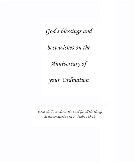 Ordination Anniversary Religious Cards Oa41 Pack Of 12 2 Designs