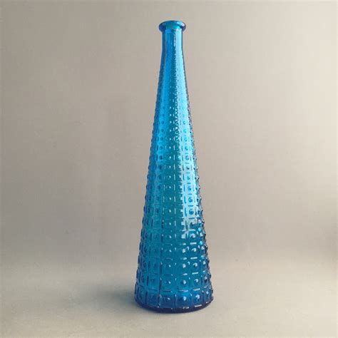 Italian Empoli Glass Bottle Vase