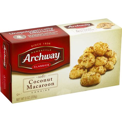 Archway cookies offers delicious, homemade cookies with a variety of flavors from chocolate to specialties to. Archway Classics Cookie, Macaron, Coconut, Soft | Buehler's