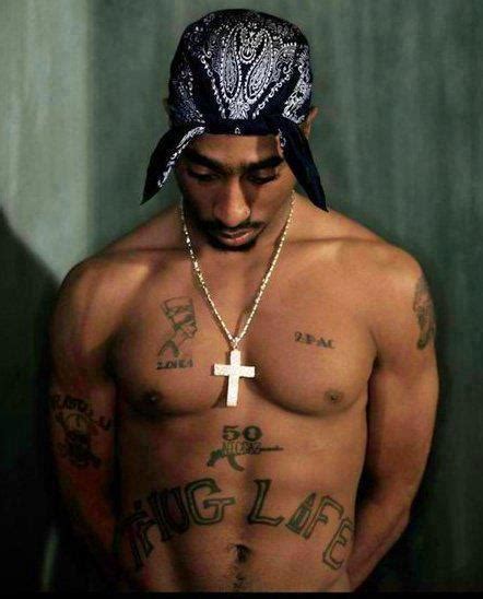 Tupac Shakur A Black Man With A Gun In His Hand