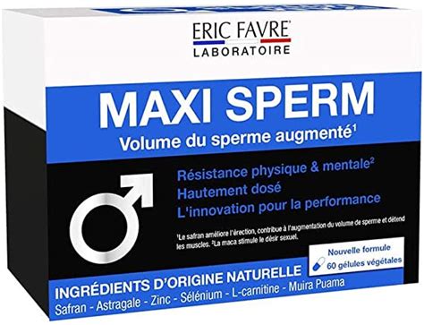 Maxi Sperm Complément Alimentaire Hautement Dosé Améliore Désir