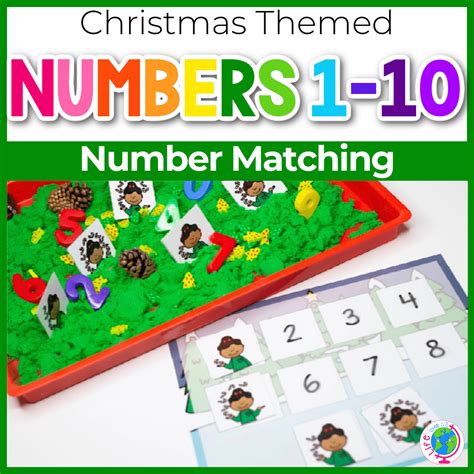 Number Matching Christmas Theme Life Over Cs Club