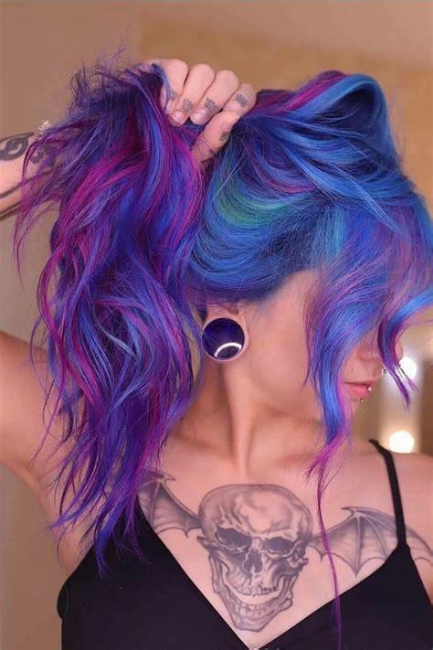 32 Best Purple Hair Color For Dark Hair To Copy Asap 2021 Page 5 Of 5