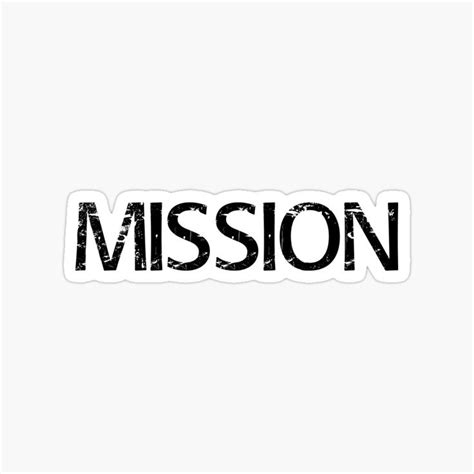 Mission Sticker By Brian Kroijer Mission Stickers Retail Logos