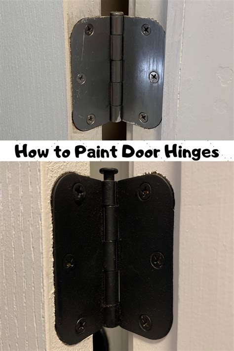 How Do You Paint Door Hinges Without Removing Them View Painting