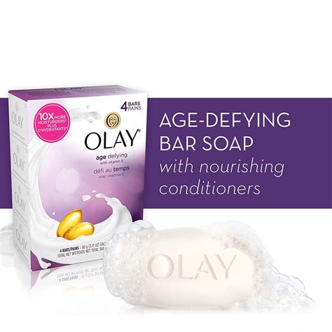 Olay Age Defying Beauty Bar Soap 4 Count