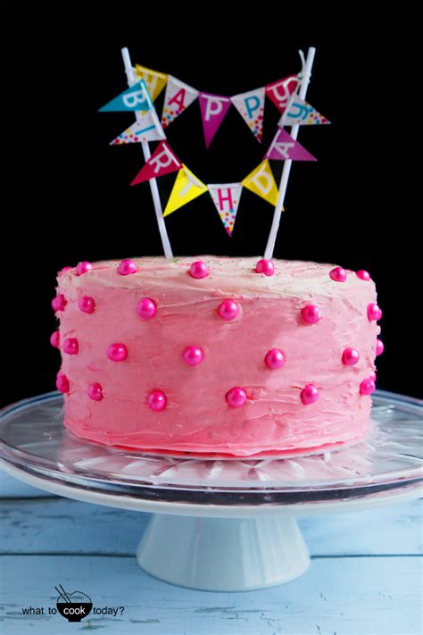 Via thekitchn.com coconut cake with vanilla bean buttercream. Easy Birthday Rainbow Cake