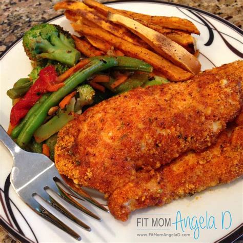 Zesty Almond Crusted Chicken Fingers 21 Day Fix Approved Clean Eating