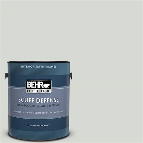 BEHR ULTRA 1 Gal PPU25 13 Misty Coast Extra Durable Satin Enamel