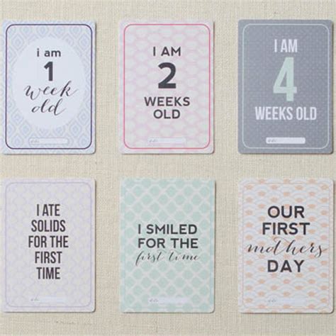 Baby Milestone Cards Deluxe Set Of 42 By Koko Blossom