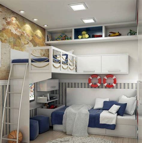 Dekorasi kamar aesthetic sempit sederhana. 25+ Ide Desain Kamar Tidur Anak Cowok yang Menginspirasi ...