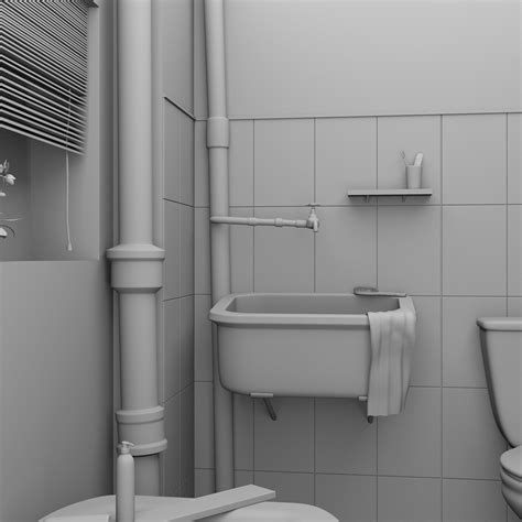 Bathroom 3d Study On Behance