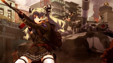 Anime Tanks Wallpapers Wallpaper Cave