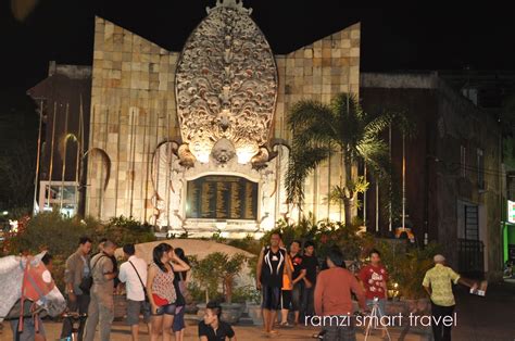 Walking in kuta, bali beautiful road leads to pantai kuta beach. RAMZI SMART TRAVEL: Legian street kuta at night time , with monument bomb of bali view