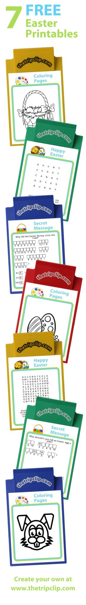 Free Printables Easter Activities The Trip Clip Blog Make Any List