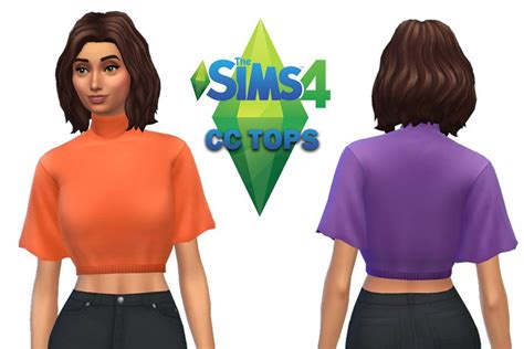 The Sims 4 Cc Tops Maxis Match Maxis Match Toddler Cc Sims 4 Sims