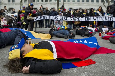 venezolaner demonstrieren in zürich und genf