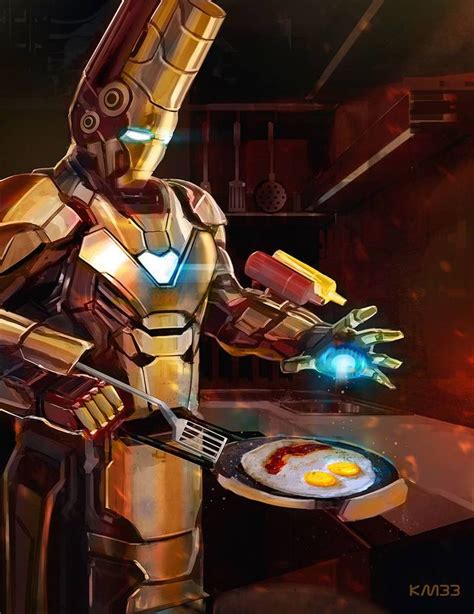 The Iron Chef By Vincentiusmatthew Iron Man Fan Art
