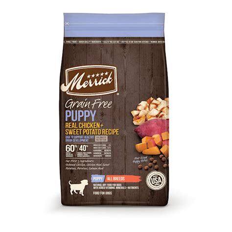 Nature's recipe grain free easy to digest dry dog food with real meat, sweet potato & pumpkin 4.7 out of 5 stars 8,942 $39.44 $ 39. Merrick Grain Free Real Chicken & Sweet Potato Recipe Dry ...
