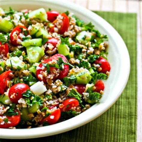 Bulgur Wheat Salad With Tomatoes Cucumbers Parsley And Mint Kalyn