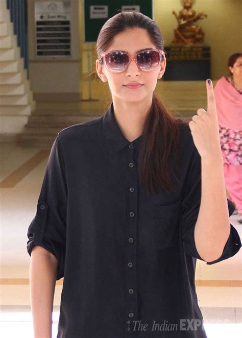 Sonamkapoor Celebs Who Got Inked Many Celebs Exercised Their Right To Vote As Mumbai Went For