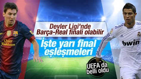 Şampiyonlar Ligi nde yarı final eşleşmeleri belli oldu