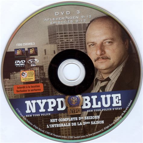 Sticker De Nypd Blue Saison 03 Disc 3 Cinéma Passion