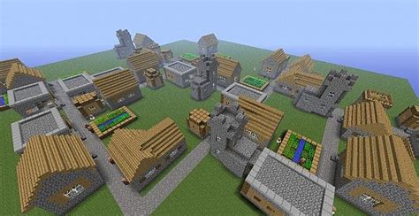 Huge Npc Towns Minecraft Map