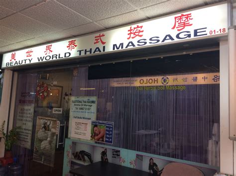 Singapore Service Massage Beauty World Thai Massage Nestia
