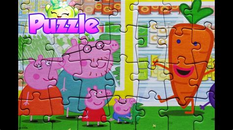 Peppa Pig Puzzle Games Jigsaw Toys For Kids Rompecabezas Peppa Puzzles