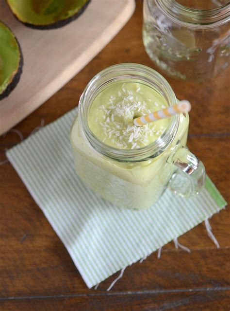 Avocado And Coconut Smoothie — Plate And Pencil