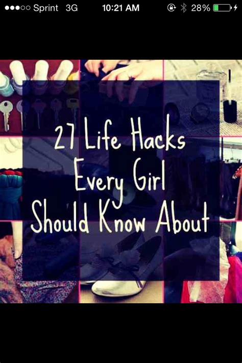 27 Life Hacks Every Girl Should Know Trusper