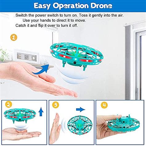 Essential Toys Led Hand Operated Drones For Kids Or Adults Hands Free
