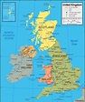 Map of United Kingdom (UK) regions: political and state map of United ...