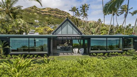 Beachfront Kailua Home In Lanikai Designed By Hawaii Architect Vladimir