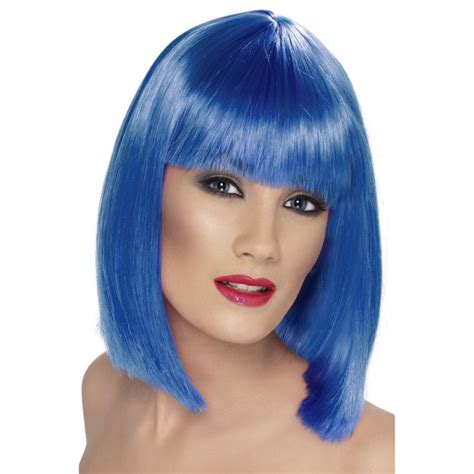 Blue Wigs Lace Frontal Wigs Cheap Human Wigs Light Blue Hair Color Sky