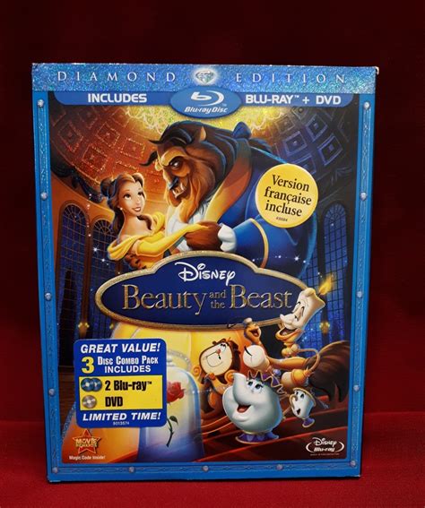 Disney Beauty And The Beast Diamond Edition Bluray And Dvd Avenue