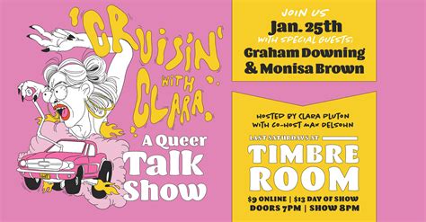 Cruising With Clara A Queer Talk Show — Kremwerk Timbre Room Cherry Complex