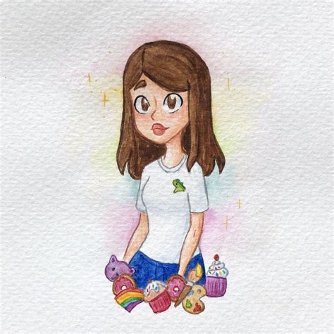 Learn how to breathe life into a character sketch through color and light with adobe photoshop. Moriah Elizabeth 🌈 | Cute drawings, Art, Fan art