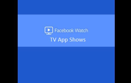 Tap the icon that resembles a tv screen. Facebook Watch TV App Shows - Video Streaming on Facebook ...